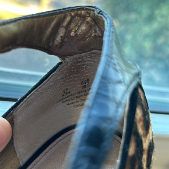 Sam Edelman Cheetah Print Heels With Strap - Picture 7 of 7